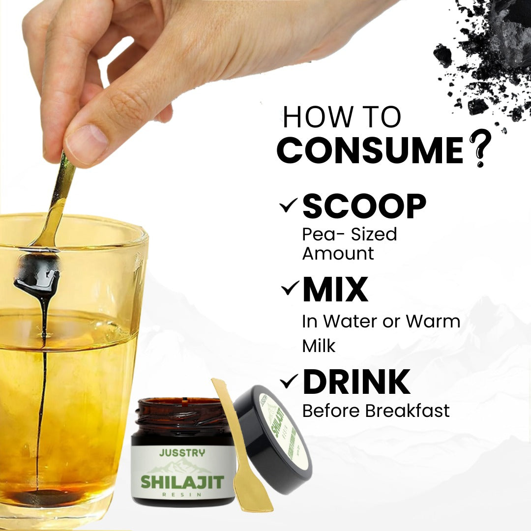 Jusstry Shilajit Pure Himalayan Organic Shilajit